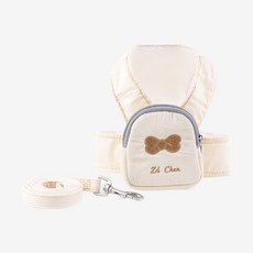 파스텔펫 반려동물 리본 백팩 + 하네스 세트, 아이보리, 1세트 반려동물용품/펫티켓 산책용품 반품 최저가 6,130원