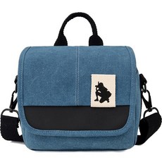 바다앤마르 캔버스 칸막이 숄더 카메라가방 18 x 10 x 15 cm, 블루, 1개 가전디지털/카메라 반품 최저가 6,070원