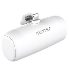 모디스 일체형 미니 보조배터리 5000mAh 8핀, MOTHIS-M50008P, 화이트 가전디지털/1인방송 전문관 반품 최저가 3,400원