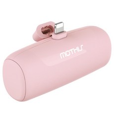모디스 일체형 미니 보조배터리 5000mAh 8핀, MOTHIS-M50008P, 핑크 가전디지털/1인방송 전문관 반품 최저가 3,400원