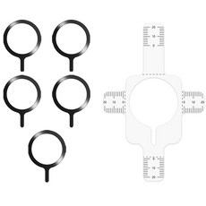 스카이 웰 맥세이프 호환 스마트폰 플레이트 자석 메탈링 5개입, 블랙, 1개 가전디지털/휴대폰 액세서리 반품 최저가 6,150원