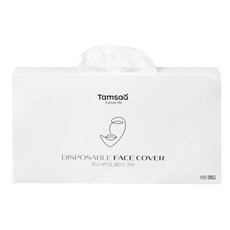 탐사 마름모형 부직포 페이스 커버, 100개 뷰티/뷰티소품 반품 최저가 4,850원