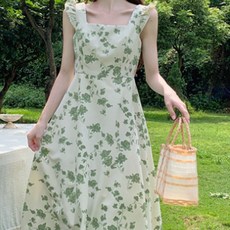 더시럽 여성용 그리너리 A라인 비치웨어 원피스, 그린 패션의류/잡화/여성패션 반품 최저가 11,550원