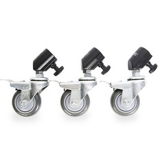 VALENS 촬영 조명 프리미엄 스탠드 바퀴, VL-036, 3개 가전디지털/카메라 반품 최저가 24,340원