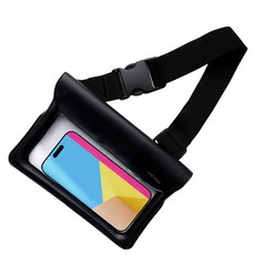 빅쏘 IPX8 에어포켓 핸드폰 물놀이 방수팩 크로스백 힙색 가방, 블랙, 1개 가전디지털/휴대폰 액세서리 반품 최저가 11,600원