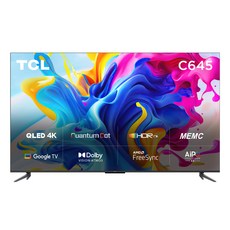 TCL 4K QLED 안드로이드11 TV, 128cm(51인치), 50C645, 스탠드형, 고객직접설치 가전디지털/TV/영상가전 반품 최저가 303,110원