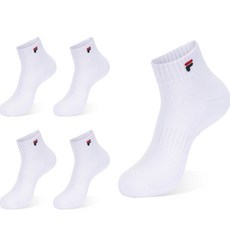 휠라 베이직 더블 쿠션 단목 양말 5켤레, 화이트, 1세트 패션의류/잡화/여성패션 반품 최저가 15,900원