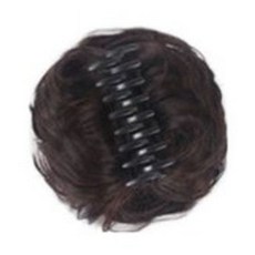 동글이 똥머리 헤어집게핀 부분가발 숏웨이브, 다크브라운, 1개 뷰티/뷰티소품 반품 최저가 4,190원