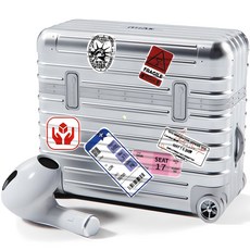 미아크 에어팟 캐리어 케이스 + 스티커 3종 세트, 에어팟3세대, 실버, 1개 가전디지털/음향기기 반품 최저가 13,760원