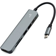 액센 6in1 C타입 USB 3.0 HDMI PD MSD 멀티허브 MH20, 그레이, 1개 가전디지털/PC부품 반품 최저가 11,360원