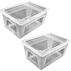 파충류 도마뱀 적제형 케이지 H5, 투명, 2개 반려동물용품/소동물/가축용품 반품 최저가 14,930원