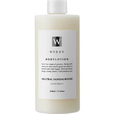 화이트센트 향기좋은 모이스처 바디로션 뉴트럴 샌달우드, 1개, 350ml 뷰티/바디 반품 최저가 21,170원