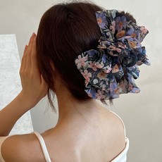 워더미 플라워 쉬폰 풍성 리본 올림머리 빅사이즈 집게핀 F544 패션의류/잡화/여성패션 반품 최저가 7,200원