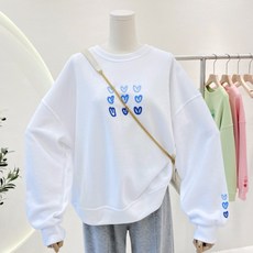 엘쏘 NINE HEART 루즈핏 기본 긴팔 맨투맨 패션의류/잡화/여성패션 반품 최저가 9,900원