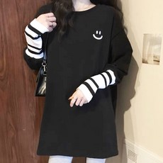 엘쏘 여성용 스마일 시보리 긴팔 롱 티셔츠 패션의류/잡화/여성패션 반품 최저가 7,330원