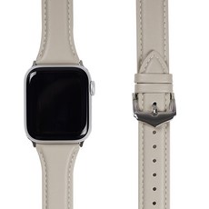신지모루 스마트워치 가죽 슬림 레더 스트랩, 베이지 가전디지털/스마트워치/밴드 반품 최저가 10,160원