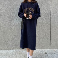 앤드스타일 여성용 클레로고 후드 롱 원피스 261225 패션의류/잡화/여성패션 반품 최저가 12,790원