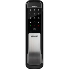 솔리티 무타공 푸시풀 손잡이 있음 도어락 WP-501, 고객직접설치 가전디지털/생활가전 반품 최저가 85,280원