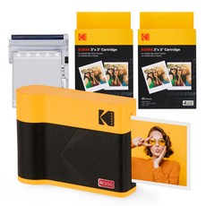 코닥 미니 3 ERA 포토프린터 휴대용 + 카트리지 68매 번들, M300, Yellow 가전디지털/프린터/복합기 반품 최저가 150,660원