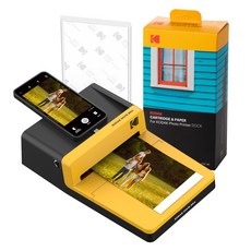 코닥 도크 ERA 포토프린터 + 카트리지 번들, D600, 옐로우 가전디지털/프린터/복합기 반품 최저가 147,260원