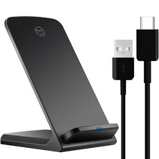 디지지 듀얼코일 PD 15W 고속 무선 충전거치대 + C타입 고속케이블 1.2m 세트, 블랙(무선충전거치대), 블랙(케이블), 1세트 가전디지털/휴대폰 액세서리 반품 최저가 10,110원