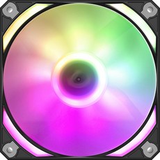 앱코 엣지 듀얼 120 ARGB 스마트쿨링 쿨러, 블랙, 1개 가전디지털/PC부품 반품 최저가 8,660원