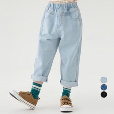 롤리트리 아동용 요크 와이드 배기 데님 팬츠 패션의류/잡화/유아동패션 반품 최저가 11,560원