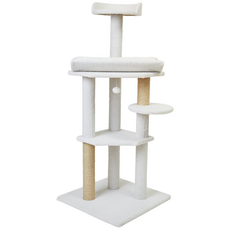 펫토리아 고양이 GP 털 플랫폼 대형 캣타워 4단 142cm, 베이지, 1개 반려동물용품/고양이 용품 반품 최저가 32,780원