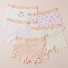 스콕스 여아용 학생 사각 드로즈 팬티 5종 세트 패션의류/잡화/유아동패션 반품 최저가 15,680원
