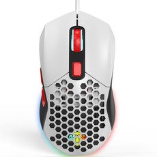 지데빌 Trans RGB 경량 게이밍 유선 마우스, G100, 화이트 가전디지털/키보드/마우스 반품 최저가 14,520원