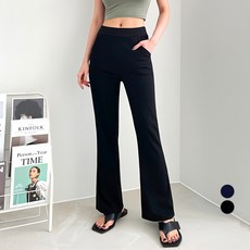 잘빠진 여성용 냉감 통기성 썸머 롱 부츠컷 밴딩 쿨 팬츠 패션의류/잡화/여성패션 반품 최저가 7,850원