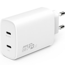 밸류엠 Gan 45W PD PPS C타입 초고속 충천기, 화이트, 1개 가전디지털/휴대폰 액세서리 반품 최저가 12,330원
