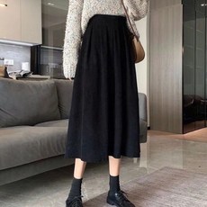 구디프 레이디 코듀로이 A라인 롱 스커트 패션의류/잡화/여성패션 반품 최저가 5,070원