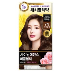 미쟝센 올 뉴 샤이닝 에센스 퍼퓸 염색, 7N자연갈색, 1개 뷰티/헤어 반품 최저가 4,720원