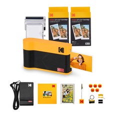 코닥 미니 2 ERA 포토프린터 사진인화기+카트리지 68매+액세서리 번들, M200(옐로우), 옐로우 가전디지털/프린터/복합기 반품 최저가 250,220원