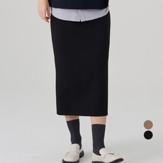 ELLE PARIS 여성용 도톰 뒷트임 롱 밴딩 스커트 패션의류/잡화/여성패션 반품 최저가 7,990원
