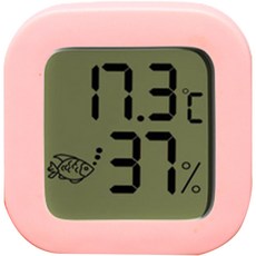 미미네아쿠아 파충류 식물 어항 전용 온습도계 핑크, 1개 반려동물용품/관상어 용품 반품 최저가 8,540원