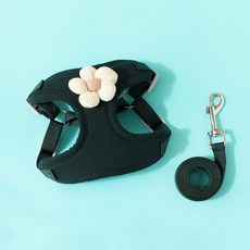 파스텔펫 반려동물 빅플라워 포인트 하네스 세트, 다크그린, 1세트 반려동물용품/펫티켓 산책용품 반품 최저가 6,760원