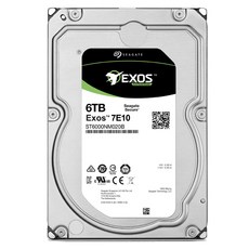 씨게이트 EXOS 7E10 HDD, ST6000NM020B, 6TB 가전디지털/저장장치 반품 최저가 247,750원