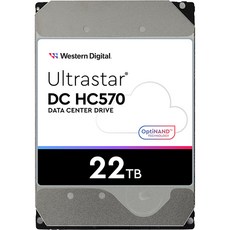 WD Ultrastar HDD DC HC570 AS, US7SAT220, 22TB 가전디지털/저장장치 반품 최저가 729,930원