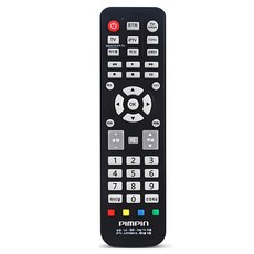 핌핀 TV 셋톱박스 통합 무설정 리모콘, PB-9788, 1개 가전디지털/TV/영상가전 반품 최저가 5,860원