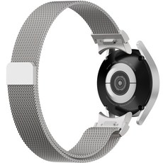 누아트 갤럭시워치 호환 스트랩 퀵 릴리즈 밀레니즈 밴드, 실버, 1개 가전디지털/스마트워치/밴드 반품 최저가 6,960원