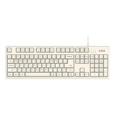 COX CK20th Century 멤브레인 게이밍 유선 일반형 키보드, 아이보리 레트로 가전디지털/키보드/마우스 반품 최저가 14,760원
