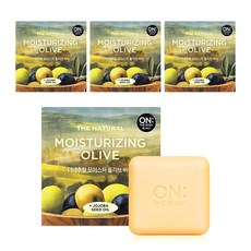 온더바디 더내추럴 모이스처 비누 올리브향, 90g, 4개입 뷰티/클렌징/필링 반품 최저가 5,800원