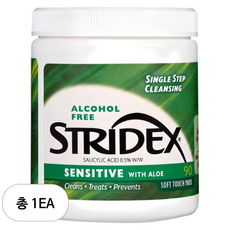 스트라이덱스 센시티브 케어 필링패드, 90매입, 1개 뷰티/클렌징/필링 반품 최저가 11,390원