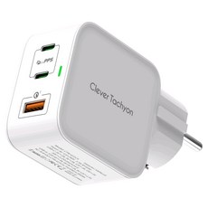 클레버타키온 GaN2 PD PPS 접지형 75W 고속 멀티 충전기 G21CA, 화이트, 1개 가전디지털/휴대폰 액세서리 반품 최저가 37,500원