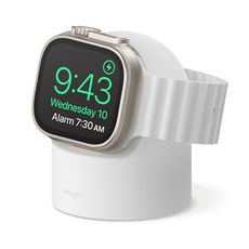엘라고 W2 스탠드 공용 충전 거치대, 화이트 가전디지털/스마트워치/밴드 반품 최저가 7,620원