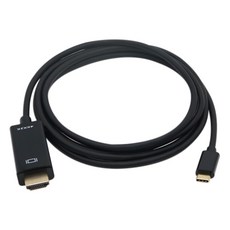 피플더샵 C타입-HDMI 4k 미러링 케이블, 1.8m, 검은색, 1개 가전디지털/휴대폰 액세서리 반품 최저가 10,710원