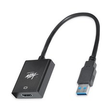 엠비에프 USB 3.0 to HDMI 컨버터, MBF-U3HD-BK, 1개 가전디지털/PC주변기기 반품 최저가 10,220원