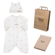 오가닉붐 용띠 배냇가운 + 모자 + 쇼핑백 + 상자 세트 패션의류/잡화/유아동패션 반품 최저가 24,440원